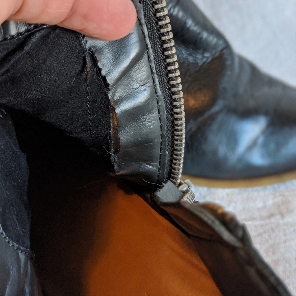 Lucky Brand Double Zipper Ankle Boots - Picture 5 of 8